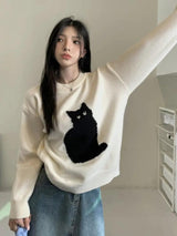 Litlookz Studio Cat Sweater, view 2