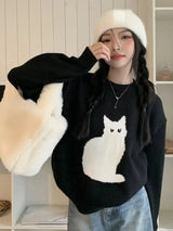 Litlookz Studio Cat Sweater, view 3