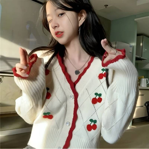 Litlookz Studio Cherry Cardigan