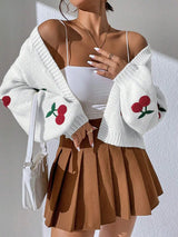 Litlookz Studio Cherry Knit Cardigan, view 4