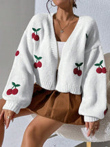 Litlookz Studio Cherry Knit Cardigan, view 5