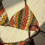 Litlookz Studio Chevron Triangle Bikini Set, view 5