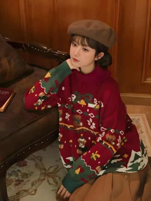 Litlookz Studio Christmas Tree Sweater
