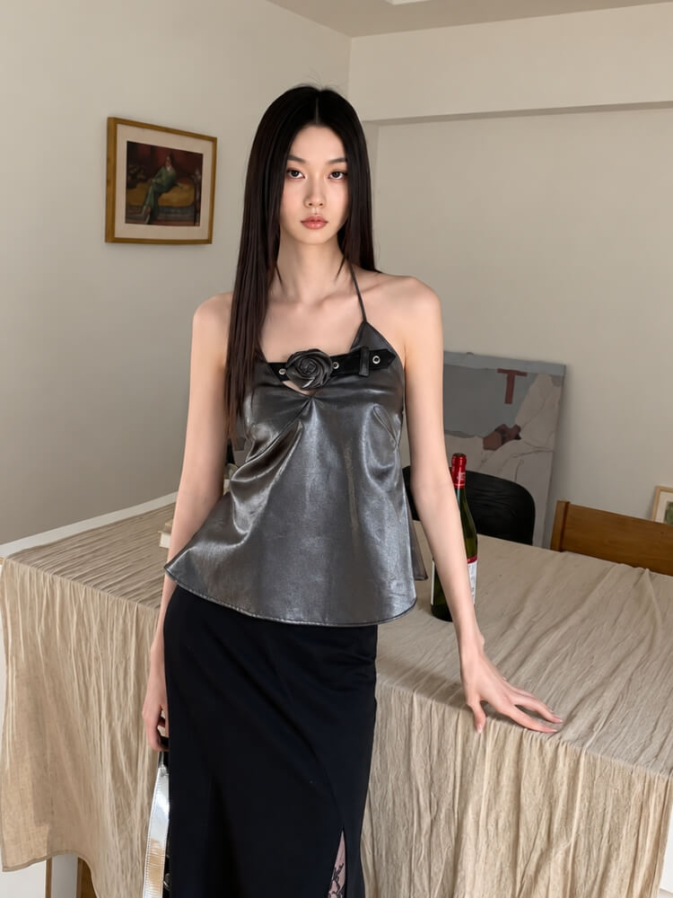 Litlookz Studio Chrome Rose Top