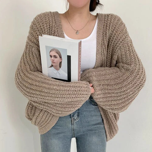 Litlookz Studio Chunky Knit Cardigan