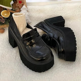 Litlookz Studio Chunky Platform High Heel Loafer Shoes, view 2