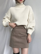 Litlookz Studio Chunky Turtleneck Knit Sweater, view 5