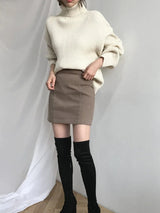 Litlookz Studio Chunky Turtleneck Knit Sweater, view 6