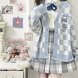 Litlookz Studio Cinnamoroll Buttoned Blue Cardigan, view 3