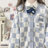 Litlookz Studio Cinnamoroll Buttoned Blue Cardigan, view 5