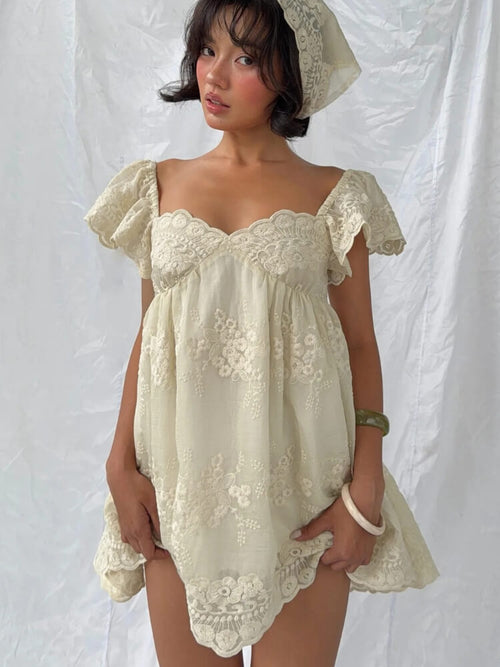 Litlookz Studio Cloud Babydoll Mini Dress