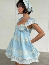 Litlookz Studio Cloud Babydoll Mini Dress, view 6