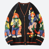 Litlookz Studio Clowns Knitted Cardigan, view 2