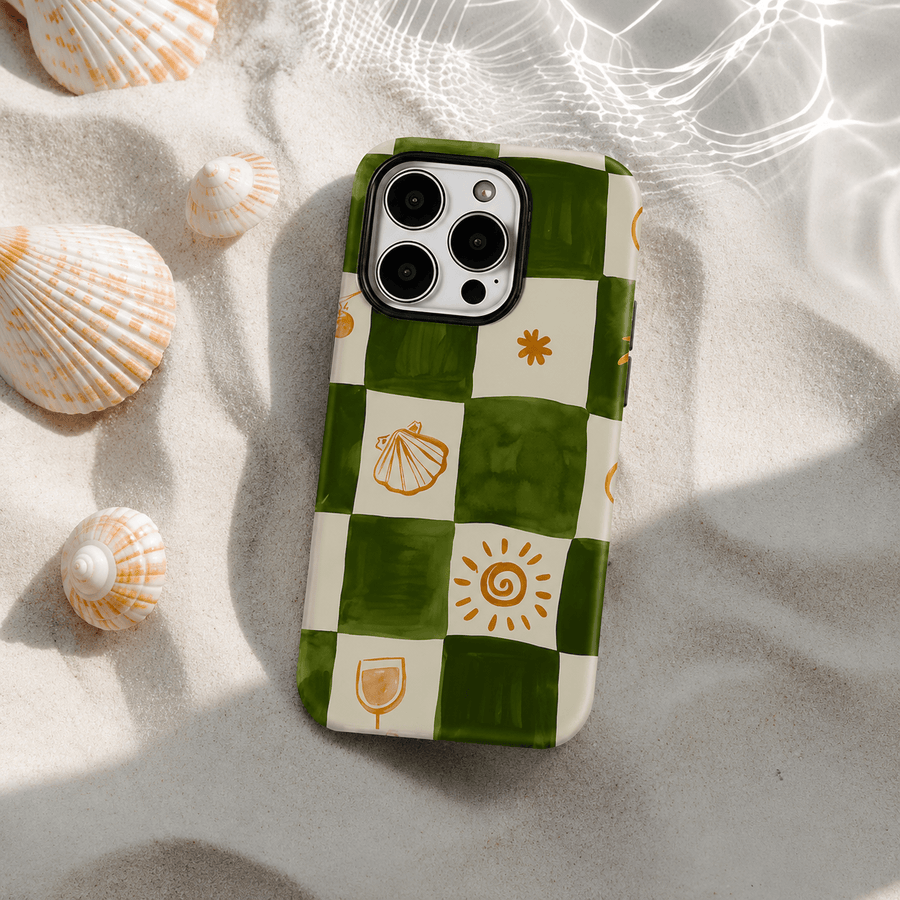 Litlookz Studio Coastal Checkered Phone Case