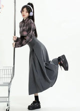 Litlookz Studio College Girl Pleated A-Line Midi Skirt, view 2