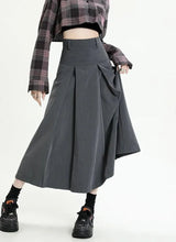 Litlookz Studio College Girl Pleated A-Line Midi Skirt, view 6