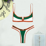 Litlookz Studio Color Block Bikini Set, view 5