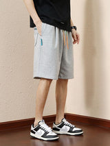 Litlookz Studio Colored Laces Striped Sweatshort, view 2
