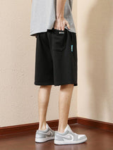 Litlookz Studio Colored Laces Striped Sweatshort, view 6