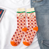 Litlookz Studio Colorful Checkered Crew Socks, view 2