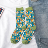 Litlookz Studio Colorful Checkered Crew Socks, view 4