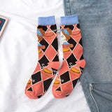 Litlookz Studio Colorful Checkered Crew Socks, view 5