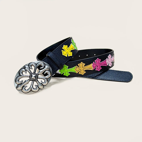 Litlookz Studio Colorful Cross Buckle Belt