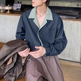 Litlookz Studio Contrast Collar Shirt, view 3