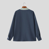 Litlookz Studio Contrast Collar Shirt, view 4