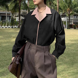Litlookz Studio Contrast Collar Shirt, view 5