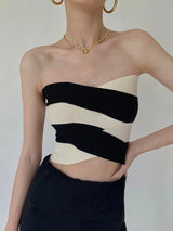 Litlookz Studio Contrast Color Tube Top, view 2