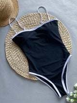 Litlookz Studio Contrast One Piece Swimsuit, view 5