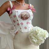 Litlookz Studio Coquette Baby Angel Corset Top, view 4