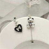 Litlookz Studio Coquette Bear Bow Earrings, view 2