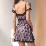 Litlookz Studio Coquette Bow Embroidered Mini Dress, view 2