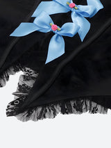Litlookz Studio Coquette Bow Lace Top, view 3