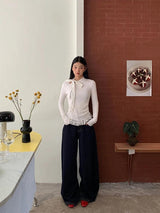 Litlookz Studio Coquette Bow Neck Blouse, view 2