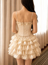Litlookz Studio Coquette Corset & Ruffle Skirt Set, view 6