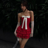 Litlookz Studio Coquette Corset Top & Mini Skirt Two Piece Set, view 3