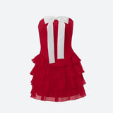 Litlookz Studio Coquette Corset Top & Mini Skirt Two Piece Set, view 5