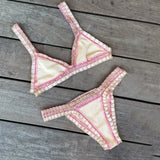 Litlookz Studio Coquette Crochet Trim Bikini Set, view 4