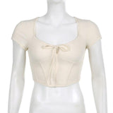 Litlookz Studio Coquette Cropped Corset Top, view 5