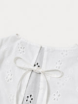 Litlookz Studio Coquette Eyelet Blouse, view 5