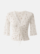 Litlookz Studio Coquette Floral Blouse, view 5