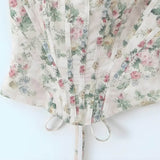 Litlookz Studio Coquette Floral Corset Top, view 5