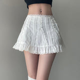 Litlookz Studio Coquette Frill Hem Mini Skirt, view 4