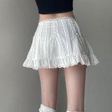 Litlookz Studio Coquette Frill Hem Mini Skirt, view 5
