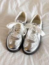 Litlookz Studio Coquette Lace Bow Sneakers, view 3