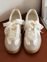 Litlookz Studio Coquette Lace Bow Sneakers, view 5