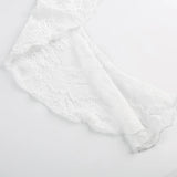 Litlookz Studio Coquette Lace Ruffle Mini Skirt, view 6